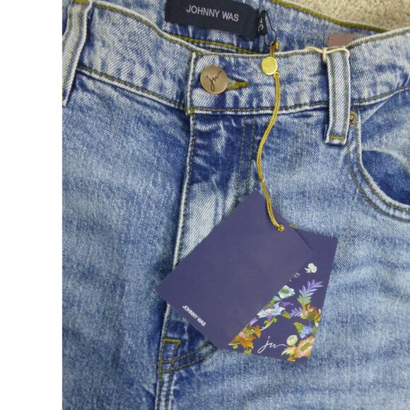 NWT Johnny Was Milan Boot Cut Signature Jeans (Size 32) - Picture 6 of 13